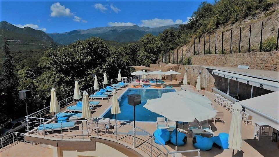 Nostos Hotel Loutraki  Bagian luar foto